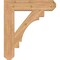 Ekena Millwork Merced Craftsman Smooth Bracket, Western Red Cedar, 5 1/2"W x 28"D x 32"H BKT06X28X32MRC04SWR - alternate 3